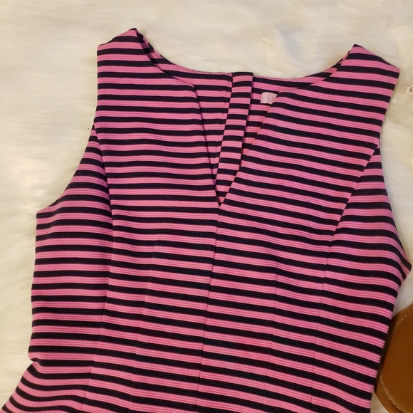 🎉HP!!🎉Lilly Pulitzer | Brielle Hotty Pink Dress - Picture 3 of 7